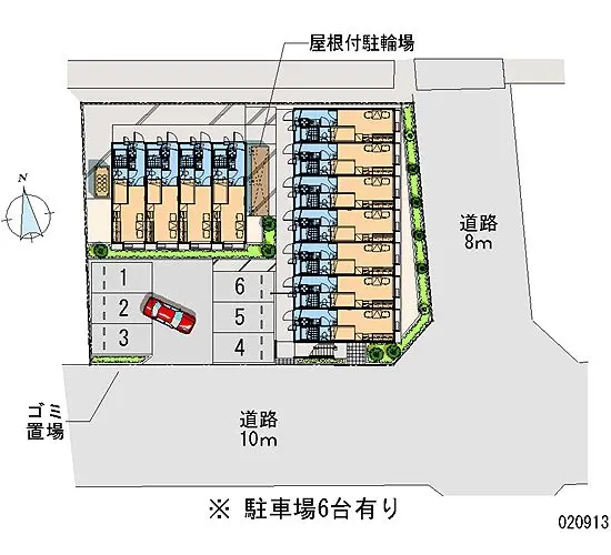 ★手数料０円★津島市藤浪町２丁目　月極駐車場（LP）